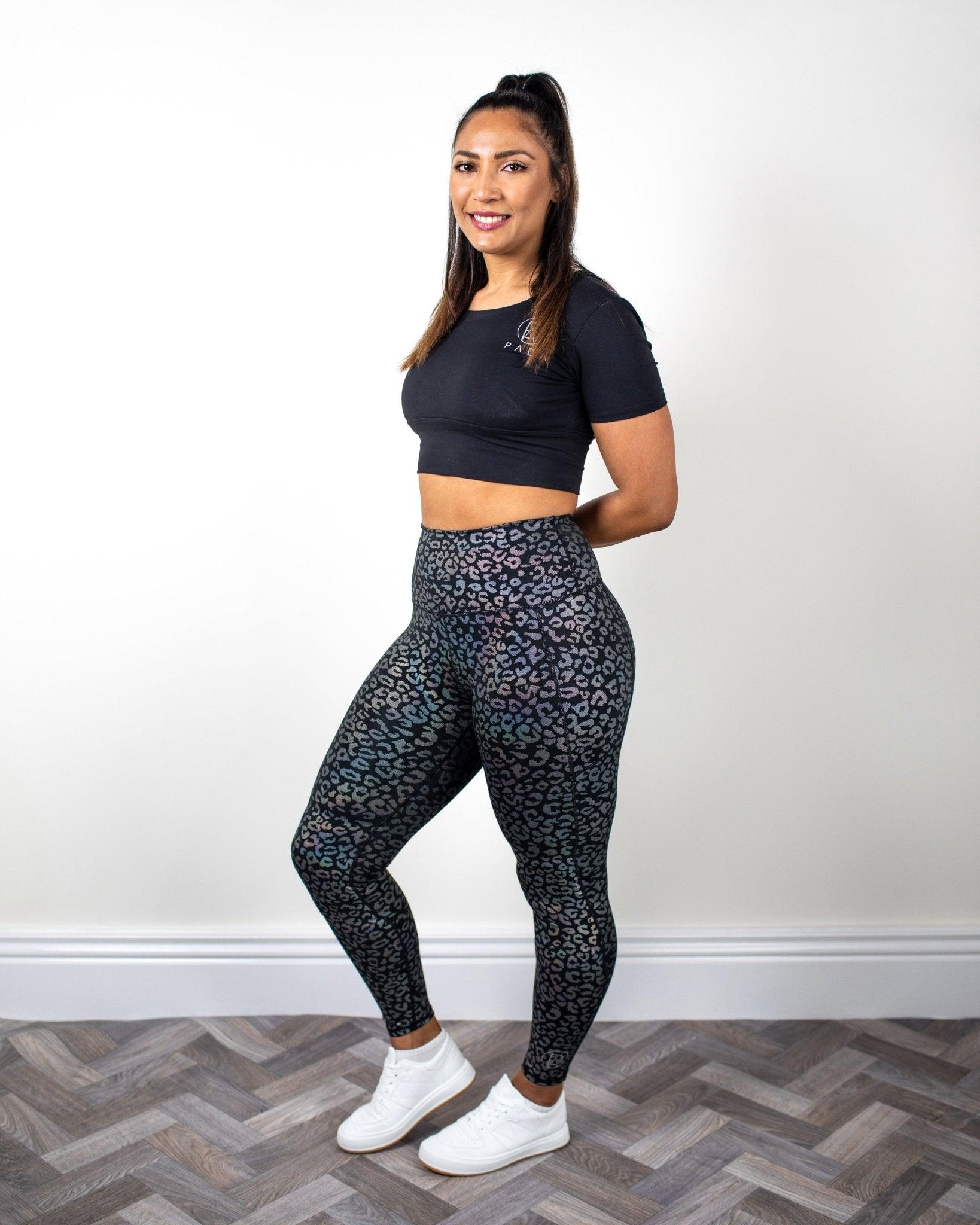 The Sienna, Multicoloured Animal Print Knee Padded Leggings Pada