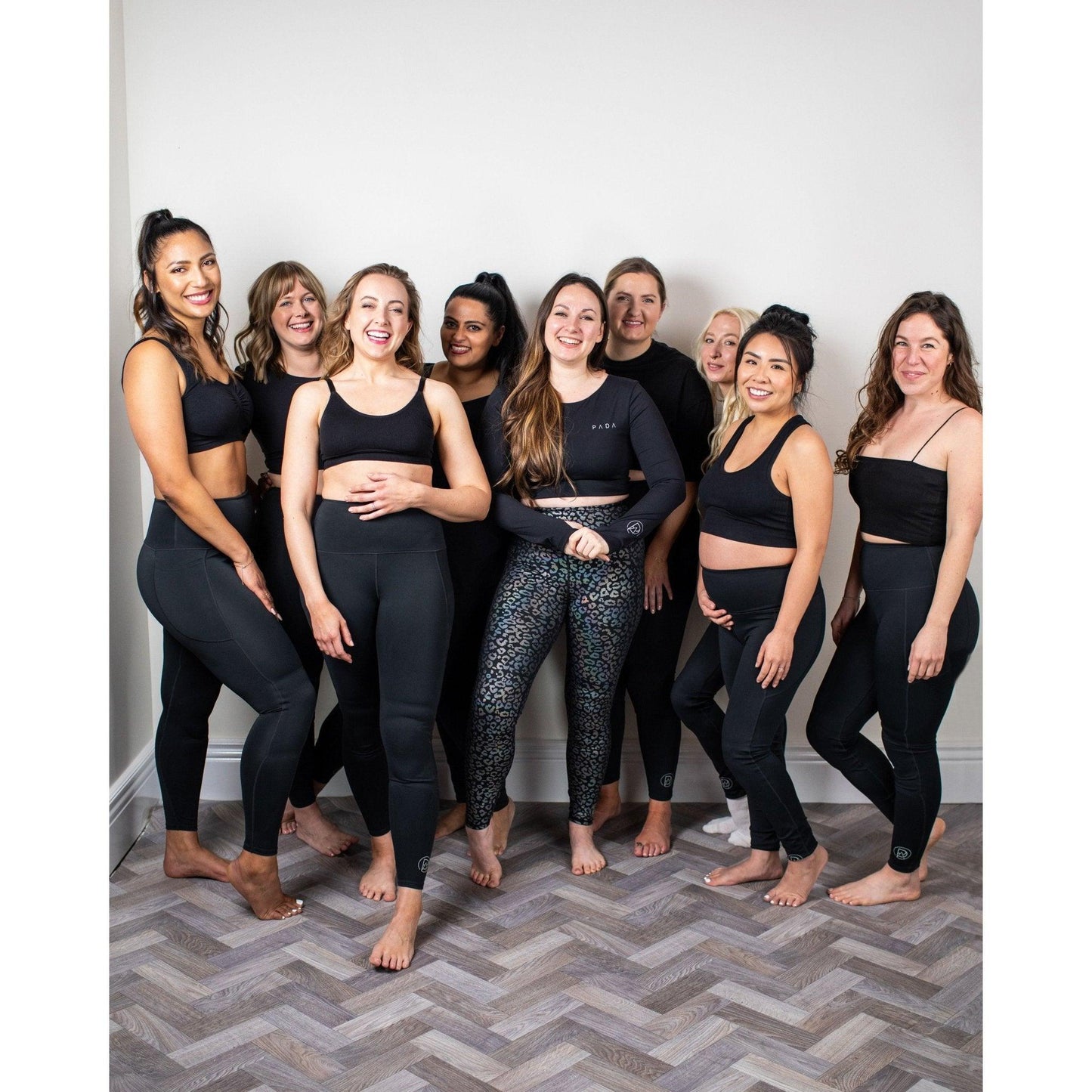 The Charlotte, Black Kneepadded Leggings Pada