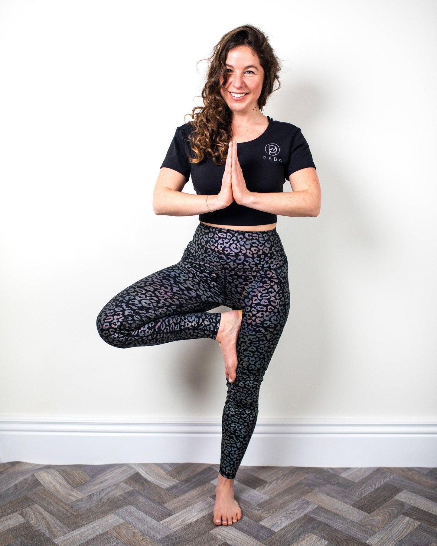 The Sienna, Multicoloured Animal Print Knee Padded Leggings Pada
